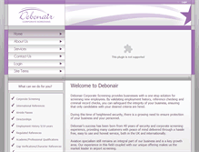 Tablet Screenshot of debonaircs.com